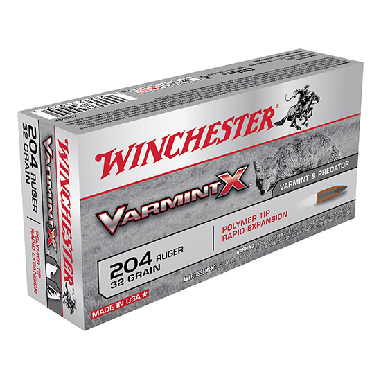 WIN VARMINT-X 204RUG 32GR POLY TIP 20/10 - Sale